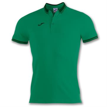 Joma Bali II Cotton Polo Shirt - Green Medium