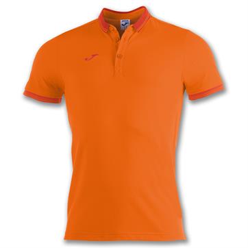 Joma Bali II Cotton Polo Shirt - Orange