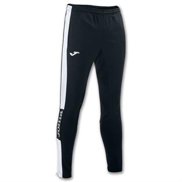 Joma Champion IV Contrast Poly Pants (Skinny Fit) - Black/White