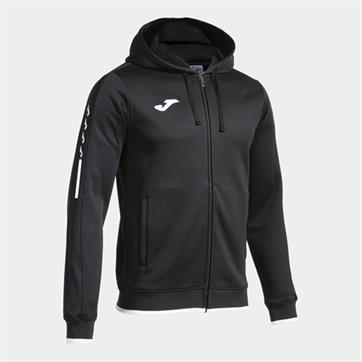 Joma Olimpiada Full Zip Hooded Jacket - Black/White
