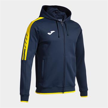 Joma Olimpiada Full Zip Hooded Jacket - Navy/Yellow