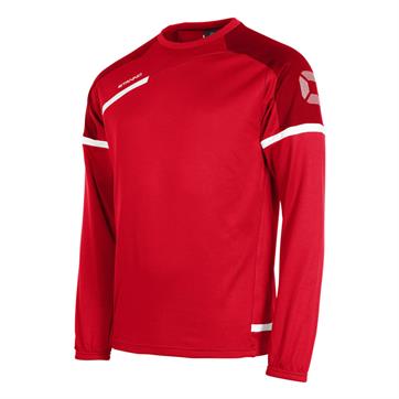 Stanno Prestige Top Roundneck Sweatshirt - Red / White