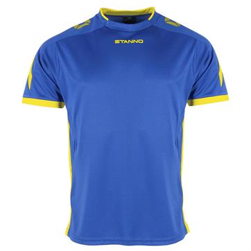 Stanno Drive Football Shirt (Short Sleeve) - Royal/Yellow
