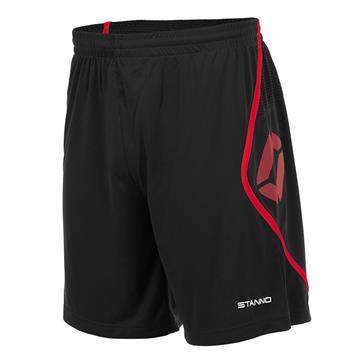 Stanno Pisa Shorts **DISCONTINUED** - Black / Red