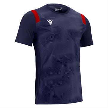 Macron Rodders Short Sleeve Shirt - Navy/Red