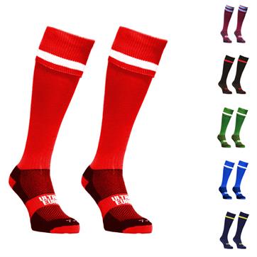 Euro Pro Quality Football Socks - Red / White