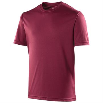 Cool Polyester AWDis T-Shirt - Burgundy