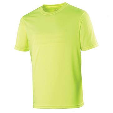 Cool Polyester AWDis T-Shirt - Electric Yellow