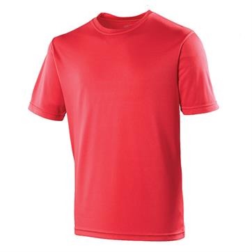 Cool Polyester AWDis T-Shirt - Fire Red ---