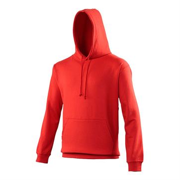 Plain Cotton AWD Hoodie - Fire Red