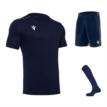Macron Rigel Short Sleeve Full Kit Set - Navy