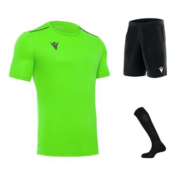 Macron Rigel Short Sleeve Full Kit Set - Neon Green
