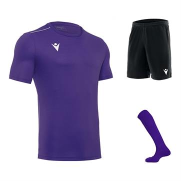 Macron Rigel Short Sleeve Full Kit Set - Purple