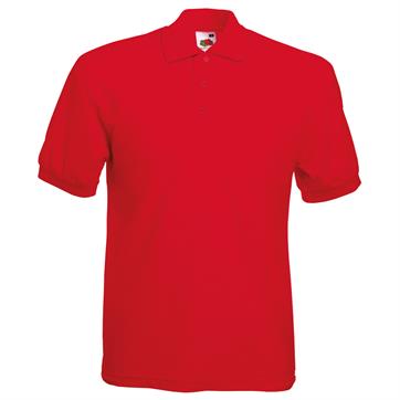 Plain Cotton Polo Shirt - Red