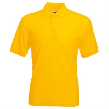 Plain Cotton Polo Shirt - Sunflower
