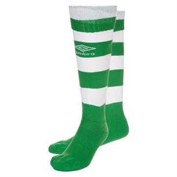Umbro Hoop Sock - Emerald/White