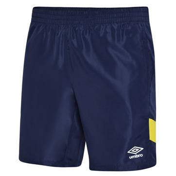 Umbro Pro Club Training Shorts **Last year of supply** - Dark Navy/Blazing Yellow