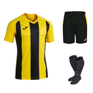 Joma Pisa II Short Sleeve Kit Set - Yellow/Black