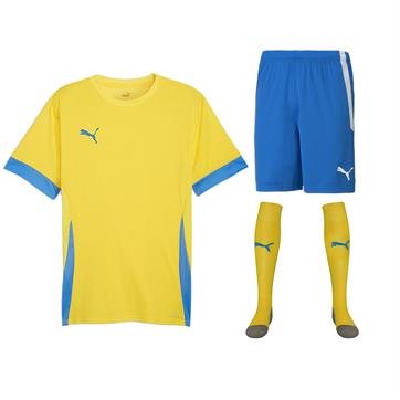 Puma team GOAL Full Kit Bundle of 10 (Short Sleeve) - Yellow/Electric Blue