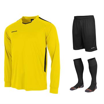 Stanno First Full Kit Bundle of 12 (Long Sleeve) - Yellow/Black