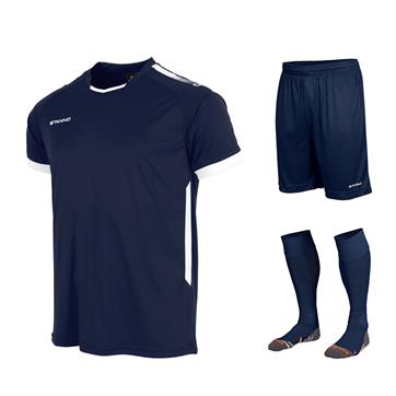 Stanno First Full Kit Bundle of 12 (Short Sleeve) - Navy