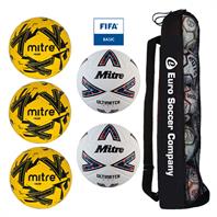 Mitre Matchday Core Tube Bundle (3 Calcio, 2 Ultimatch One)