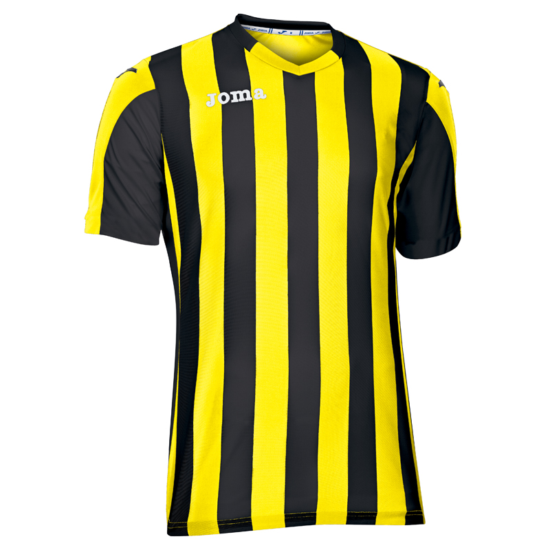 Joma Copa Stripe Short Sleeve Shirt **DISCONTINUED** - Euro Soccer Company