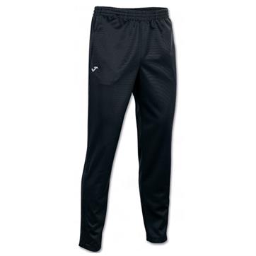 Joma Staff Interlock Pants (Slim Fit) (Pockets With Zips) - Black