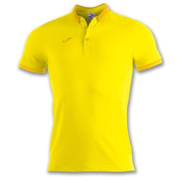 Joma Bali II Cotton Polo Shirt - Yellow