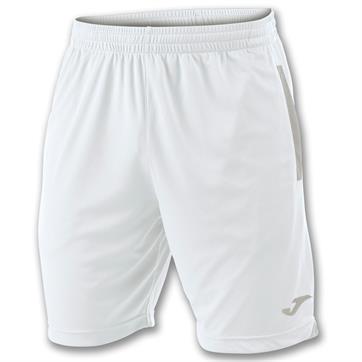 Joma Miami Polyester Training Short (With pockets/NO Zips) - White