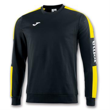 Joma Champion IV Poly Sweatshirt **DISCONTINUED** - Black/Yellow