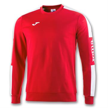 Joma Champion IV Poly Sweatshirt **DISCONTINUED** - Red/White