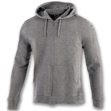 Joma Argos II Full Zip Hooded Sweatshirt **DISCONTINUED** - Light Melange