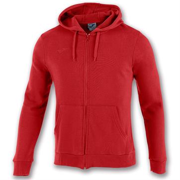 Joma Argos II Full Zip Hooded Sweatshirt **DISCONTINUED** - Red