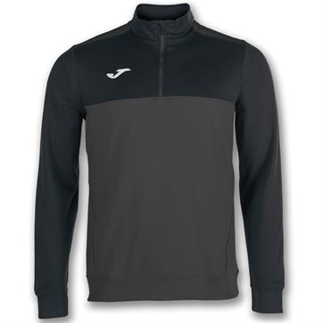 Joma Winner Half Zip Top - Anthracite/Black