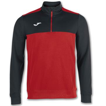 Joma Winner Half Zip Top - Red/Black