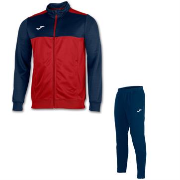 Joma Winner Full Poly Suit - Red/Navy
