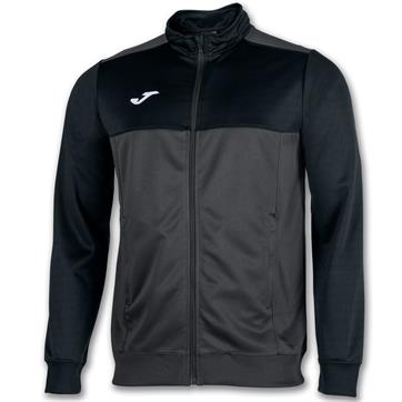 Joma Winner Full Zip Poly Jacket - Black/Anthracite