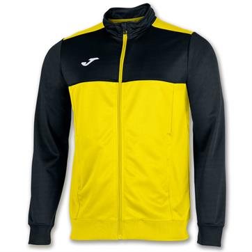 Joma Winner Full Zip Poly Jacket - Black/Yellow