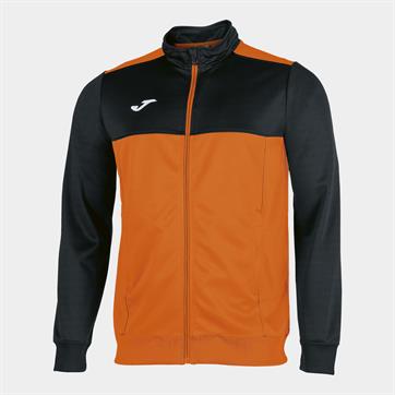 Joma Winner Full Zip Poly Jacket - Orange/Black