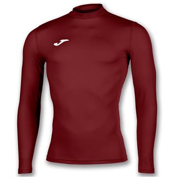 Joma Brama Academy L/S Thermal Shirt - Burgundy