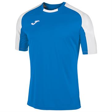 Joma Essential Short Sleeve Shirt **DISCOUNTED** - Royal/White