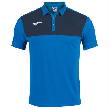 Joma Winner Cotton Polo Shirt **DISCONTINUED** - Royal/Dark Navy