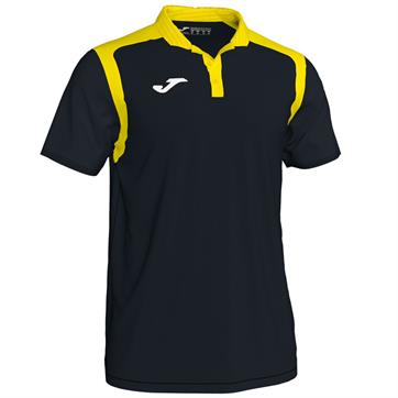 Joma Champion V Polo Shirt **DISCOUNTED** - Black/Yellow