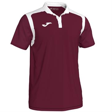 Joma Champion V Polo Shirt **DISCOUNTED** - Burgundy/White
