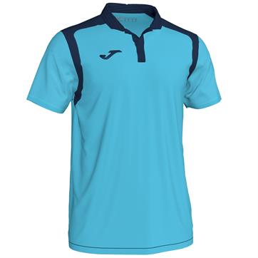 Joma Champion V Polo Shirt **DISCOUNTED** - Fluo Turquoise/Dark Navy