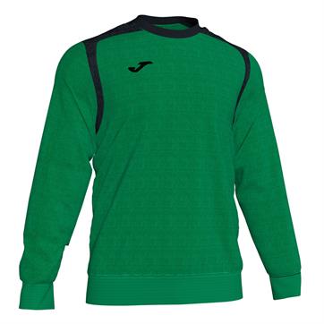 Joma Champion V Roundneck Sweat **DISCONTINUED** - Green/Black