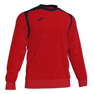 Joma Champion V Roundneck Sweat **DISCONTINUED** - Red/Black