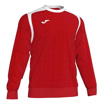 Joma Champion V Roundneck Sweat **DISCONTINUED** - Red/White