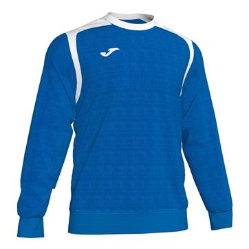 Joma Champion V Roundneck Sweat **DISCONTINUED** - Royal/White